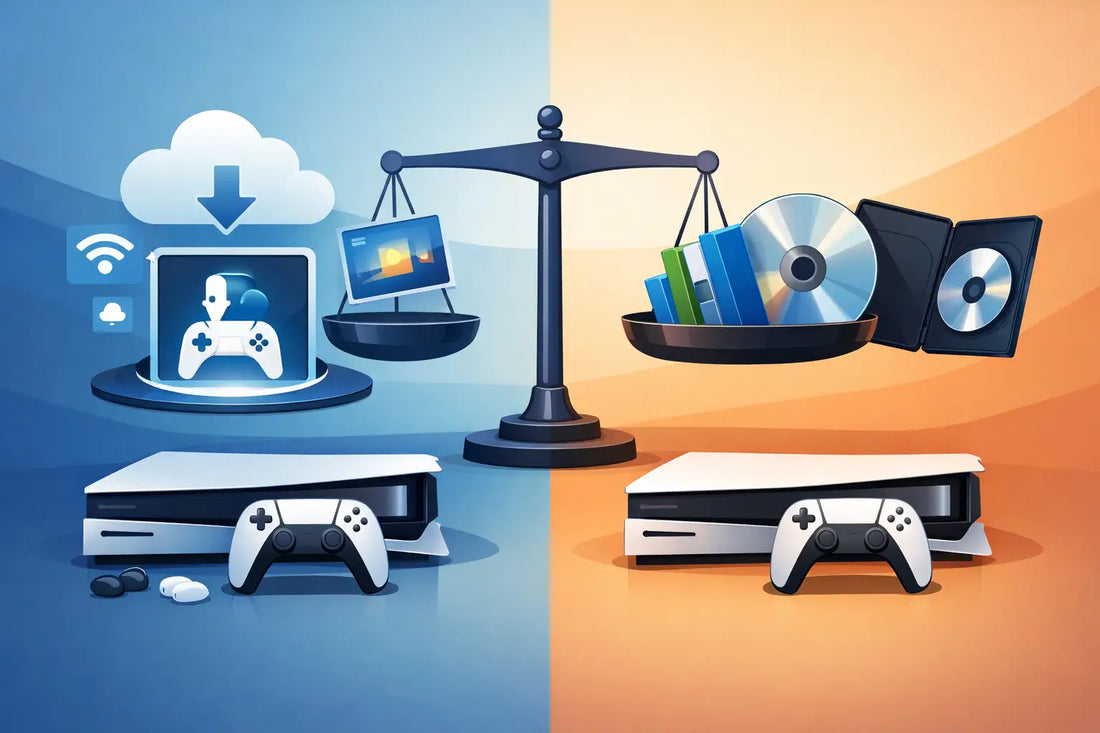 Mídia digital ou física no console vale mais?