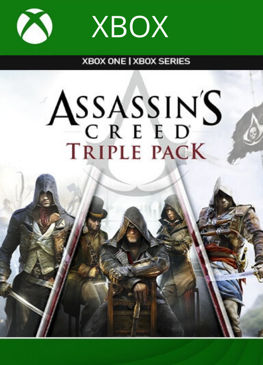Pack Triplo Assassin'S Creed: Black Flag, Unity, Syndicate Xbox One/Series