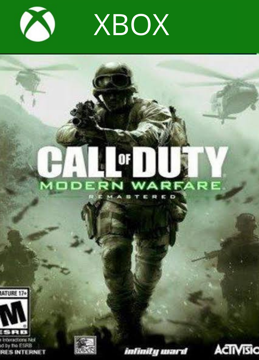 Call Of Duty Modern Warfare Remastered Xbox One/Series